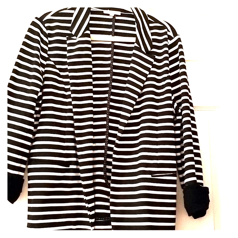 Black and White Blazer